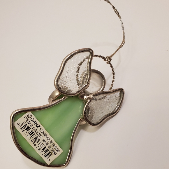 GANZ "Angel of Celebration " stained glass ornamen - Picture 3 of 4